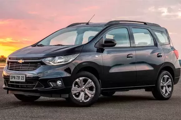 Qual o consumo do Chevrolet Spin  LT 1.8 AT  2023? Desempenho, Ficha Técnica, Preço e Consumo