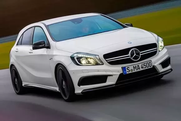 Qual o preço da tabela de um Mercedes-Benz A45  AMG 2.0 4Matic  2014? Preço, Consumo, Desempenho e Ficha Técnica